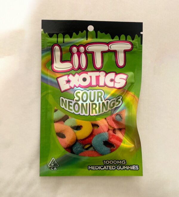 Litt exotics sour neon rings